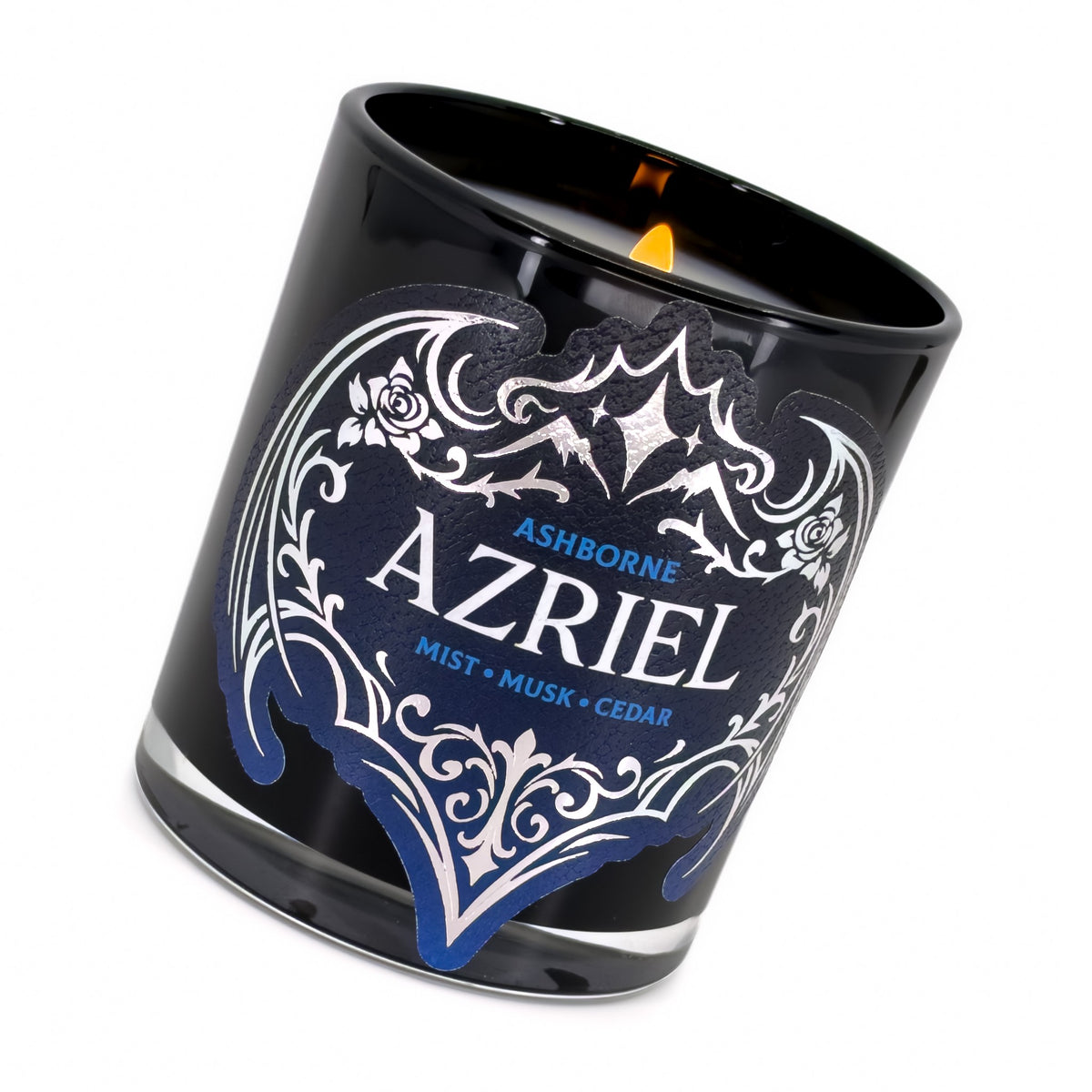 Azriel candle lit, natural coconut wax