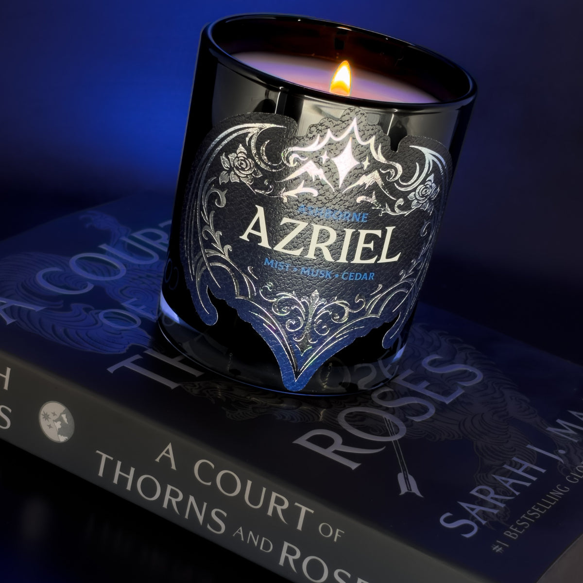 Azriel candle burning on A Court of Thorns and Roses