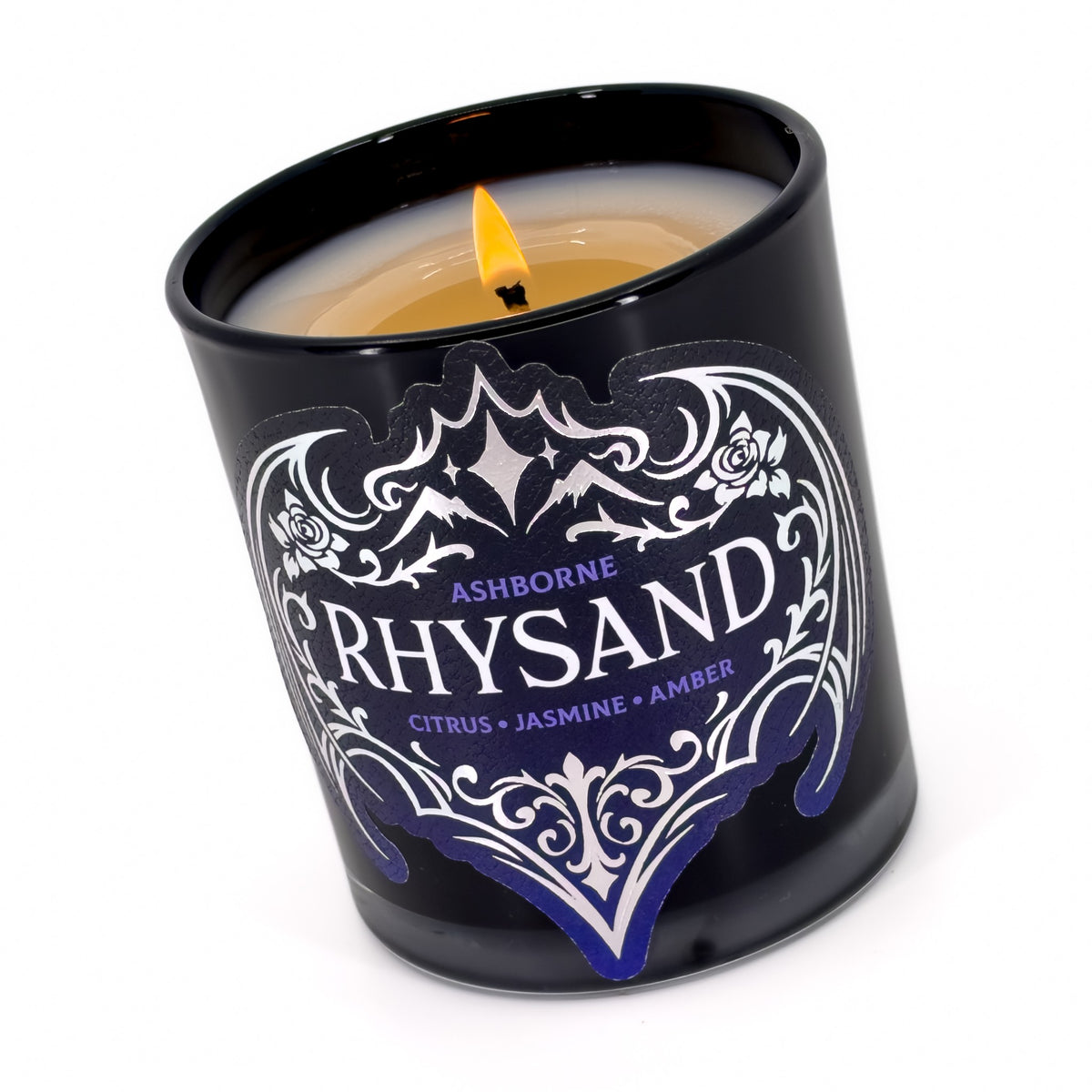Rhysand candle lit, natural coconut wax
