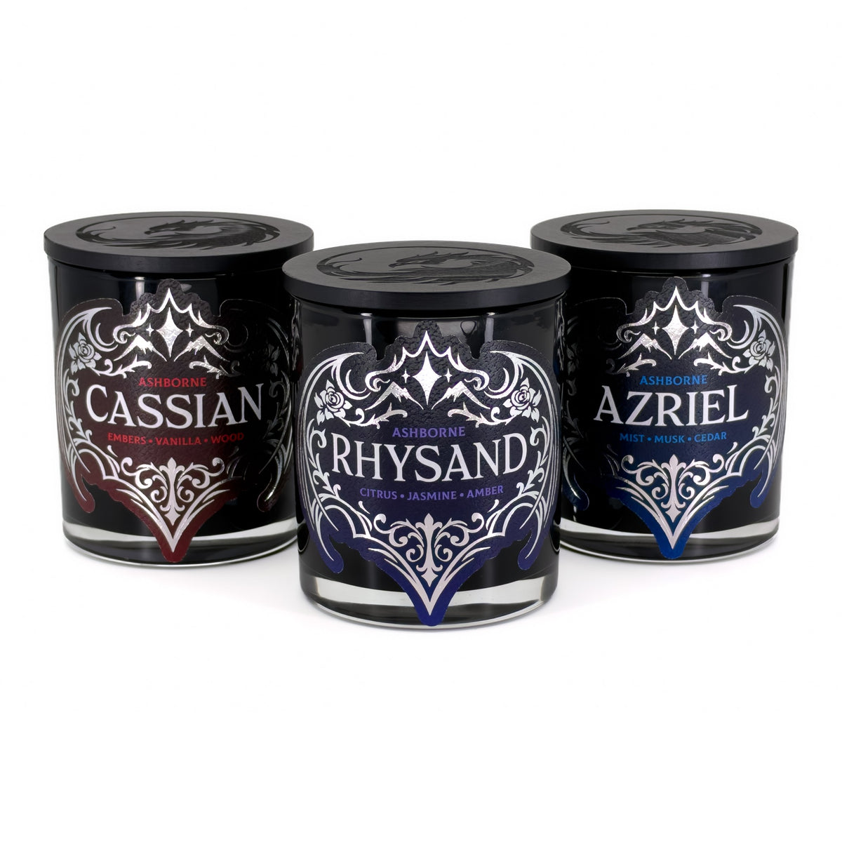 Bat Boys Bundle: Rhysand, Cassian and Azriel candles