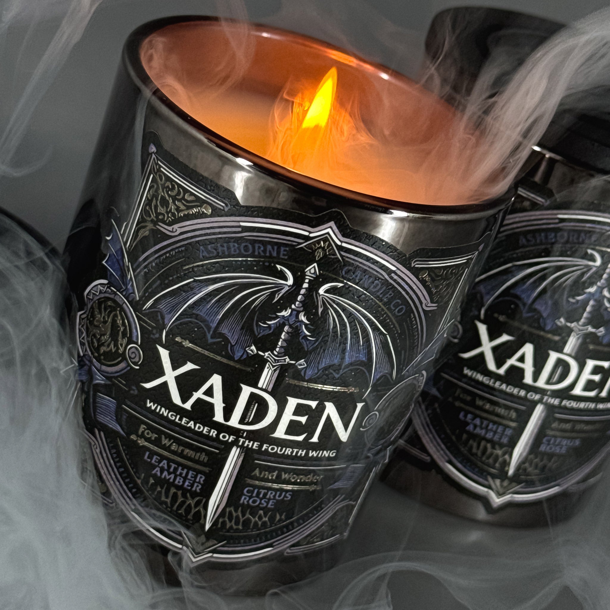 Xaden | Fourth Wing Inspired Scented Candle | Ashborne