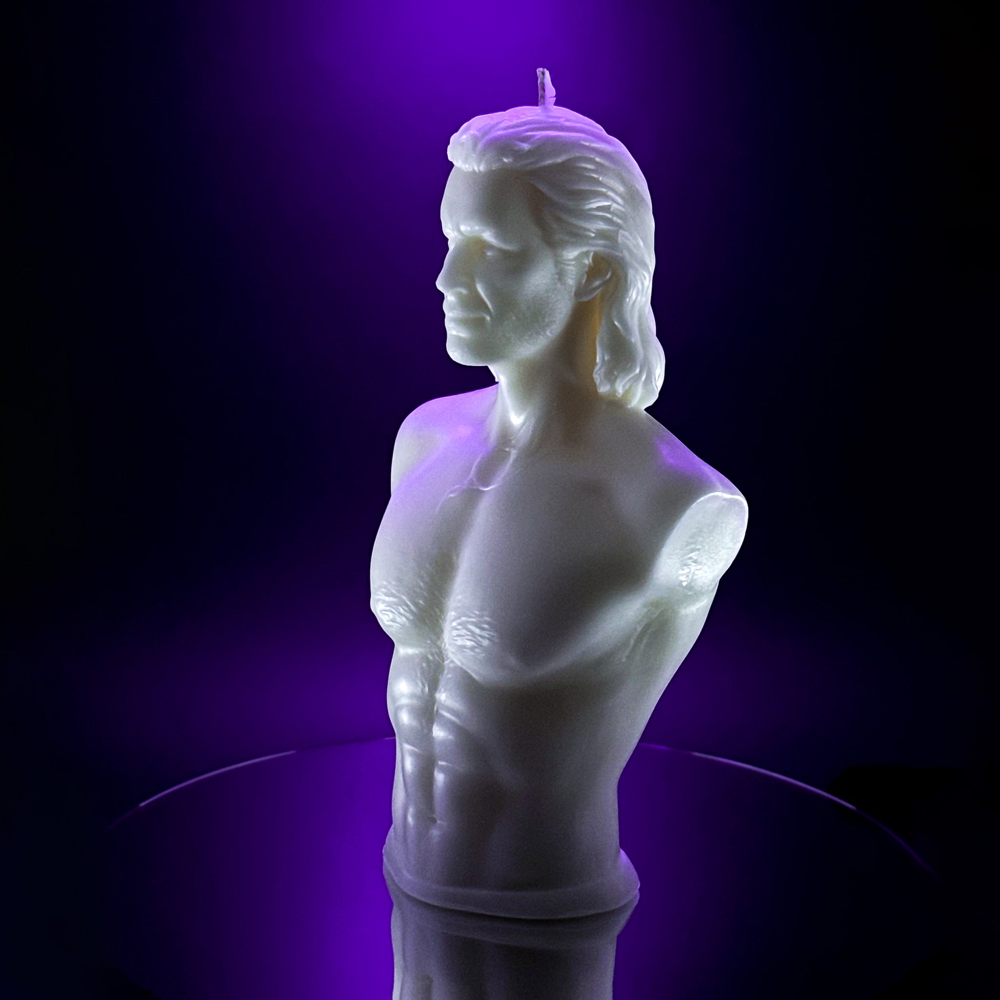 Wizard of Waterdeep 7" Pillar Candle - 3/4 view - Unlit 